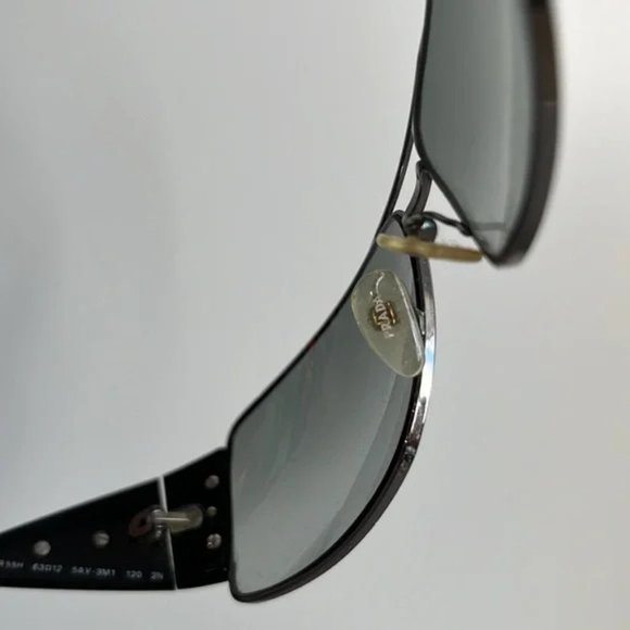 Prada SPR55H Striped-Triangle Rectangular-Frame Sunglasses